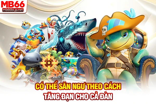 Có thể săn ngư theo cách tăng đạn cho cả đàn