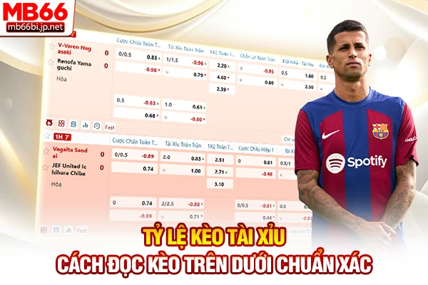 Tỷ Lệ Kèo Tài Xỉu - Cách Đọc Kèo Trên Dưới Chuẩn Xác